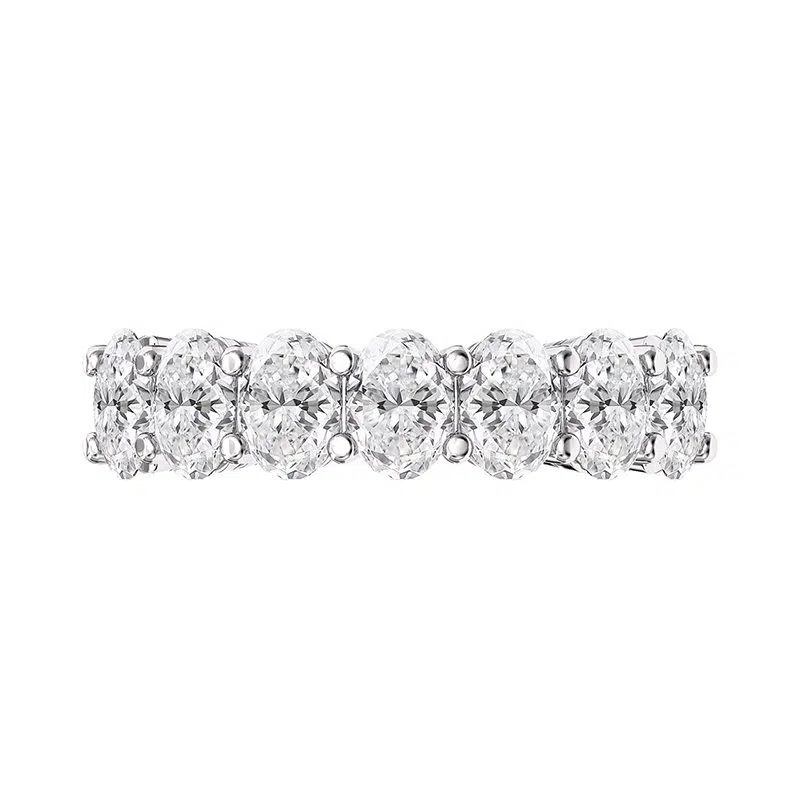 Oval Diamond Half Eternity Ring | Waldemar Jewellers