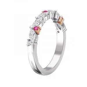 pink diamond eternity ring 2