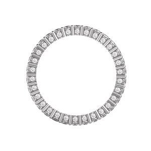 round diamond eternity band