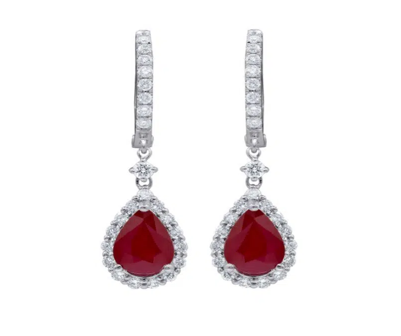 ruby drop earrings 1