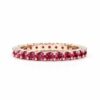 ruby eternity ring rose gold