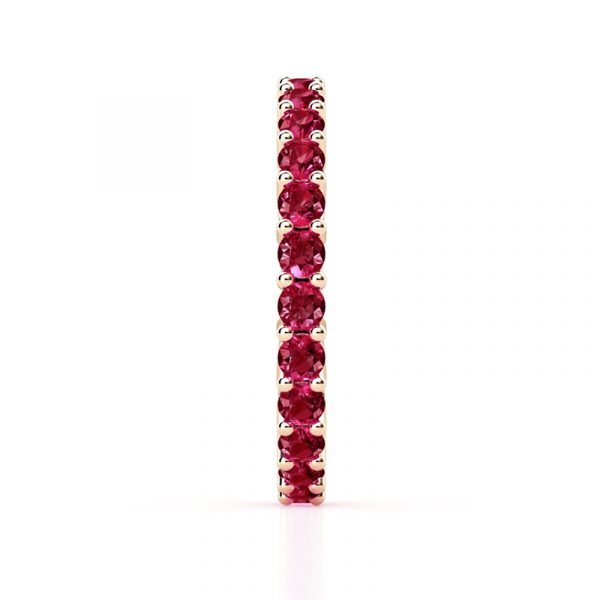 ruby eternity ring rose gold 2