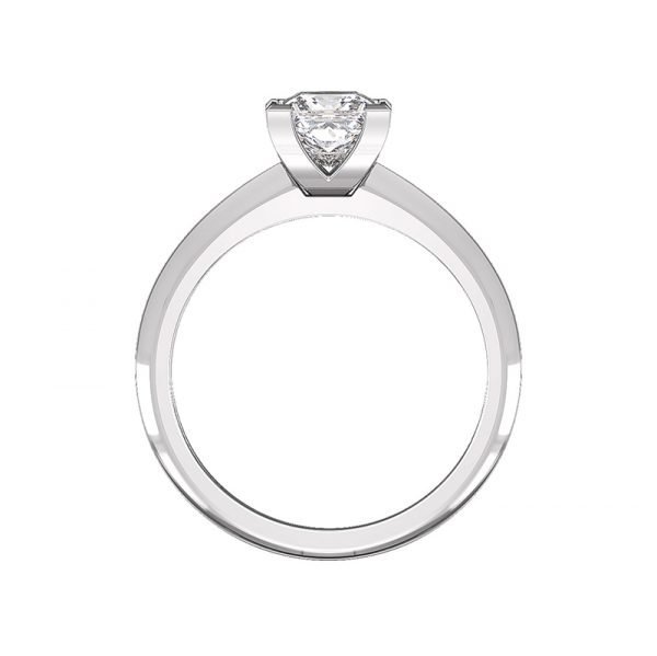 soliataire princess cut engagement ring 3