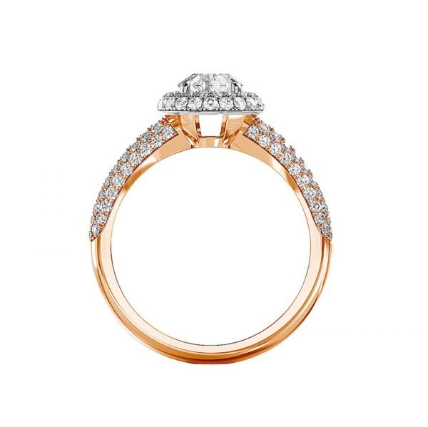 split shank halo rose gold engagement ring 3