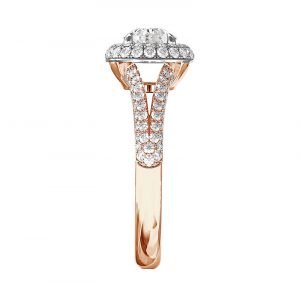 split shank halo rose gold engagement ring 5