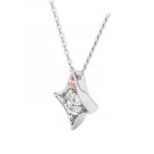 unique diamond pendant with pink diamond 1