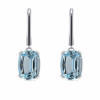 aquamarine drop earrings