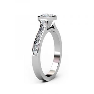 bezel set asscher cut diamond 2