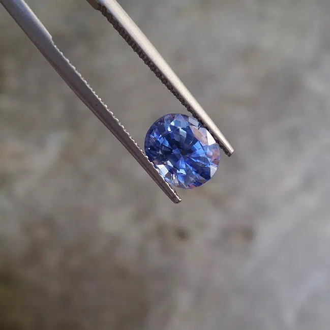 cornflower blue sapphire gemstone