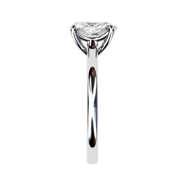 simple solitaire ring oval diamond 3