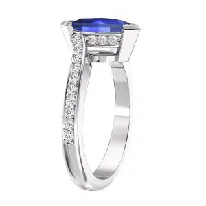 blue sapphire marquise twisted band engagement ring 2