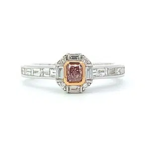 art deco pink diamond ring 1