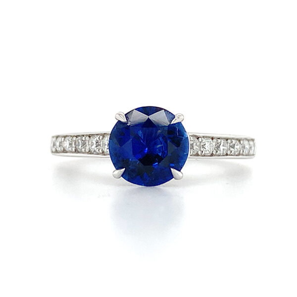 diamond band saphire ring 2