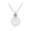 South Sea Pearl and Diamond Necklace front