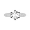 1.3Ct Round Diamond Solitaire Ring front 1