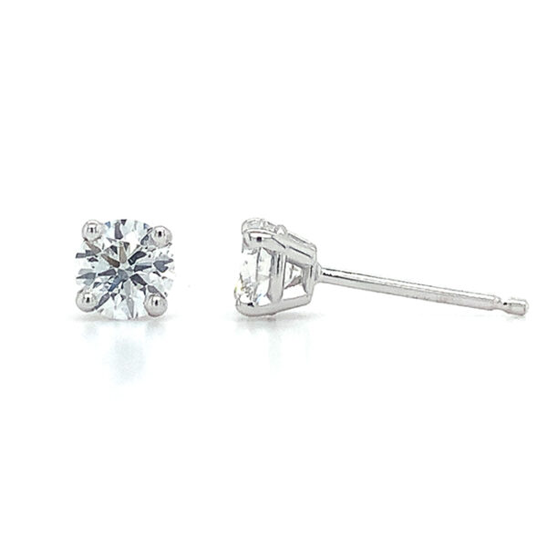 60pt diamond studs side