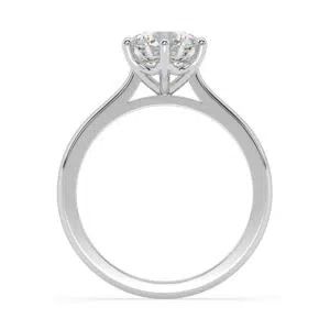 Swing Design Solitaire 90 pt Diamond Ring rv