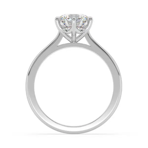 Swing Design Solitaire 90 pt Diamond Ring rv