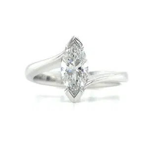 marquise diamond ring split band