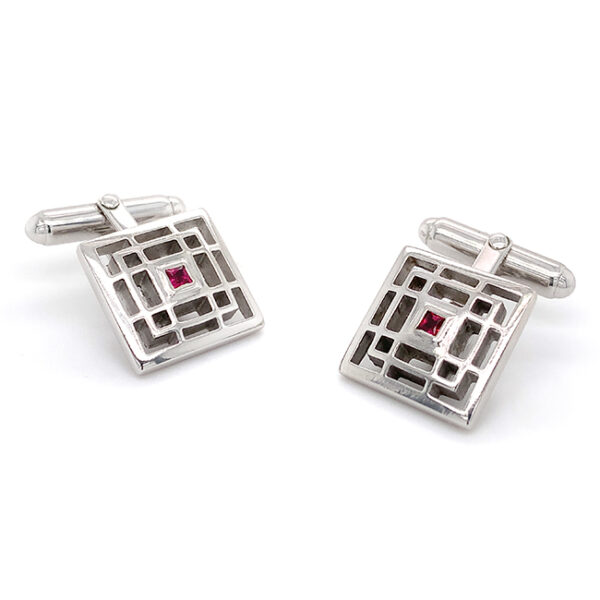 ruby cufflinks