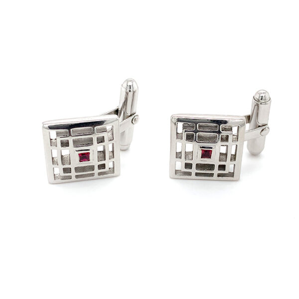 ruby cufflinks top