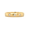 spaced diamond yellow gold 1