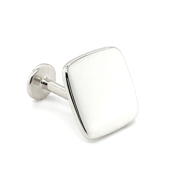 sterling silver cufflink shape