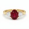 PetalRuby2DiamondRing