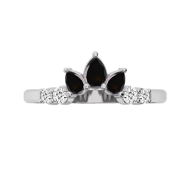 black diamond fitted wed pear