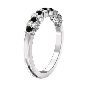 off set diamond wedding ring 2