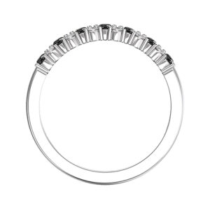 off set diamond wedding ring 3