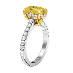 yellow diamond solitaire engagement ring 2