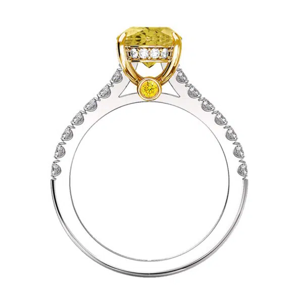 yellow diamond solitaire engagement ring 3