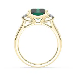 emerald cut emerald gemstone engagment ring 4