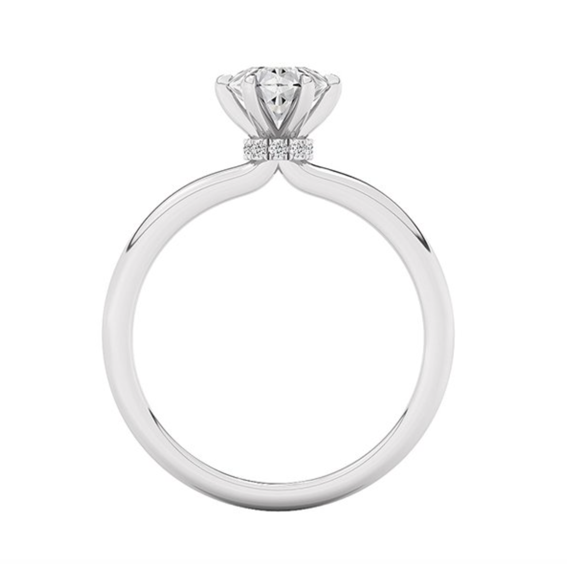 What Is A Hidden Halo Engagement Ring Waldemar Jewellers