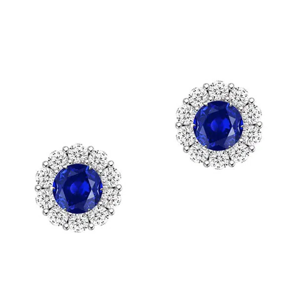 blue sapphire large diamond halo earrings1