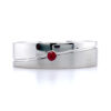 ruby mens wedding ring