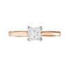 solitaire princess rose gold copy