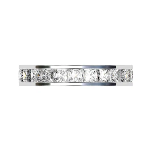 Princess Cut Channel Set Full Eternity Band