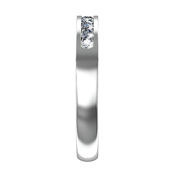 Quarter Channel Set Diamond Eternity Ring 4