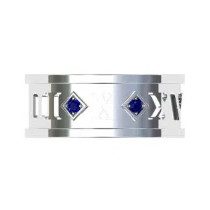 Roman Numeral Mens Ring