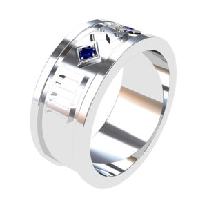 Roman Numeral Mens Ring2