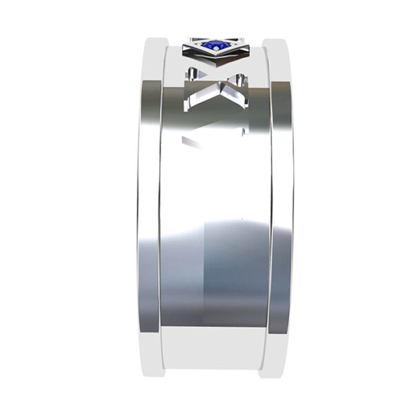 Roman Numeral Mens Ring4