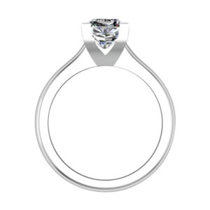 Solitaire Radiant Cut Diamond Engagement Ring 3