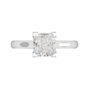 Solitaire Radiant Cut Diamond Engagement Ring copy