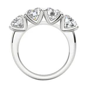 Four Stone Round Brilliant Diamond Ring 2