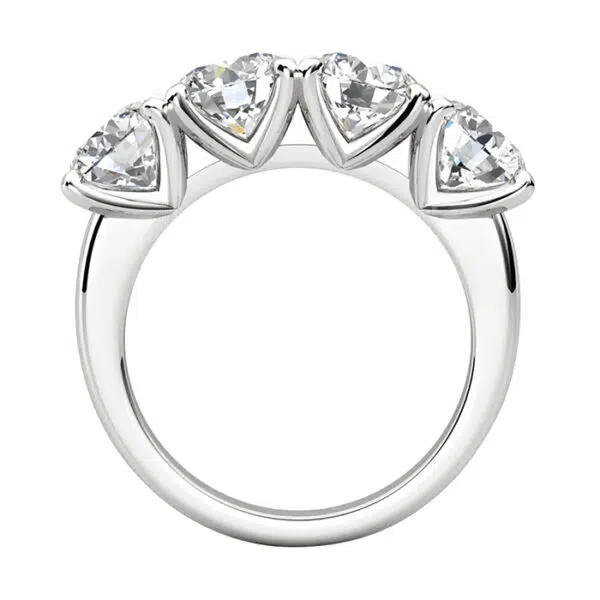 Four Stone Round Brilliant Diamond Ring 2