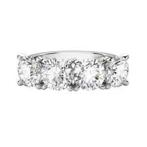 Four Stone Round Brilliant Diamond Ring