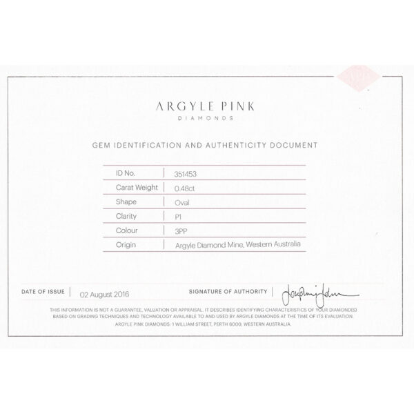 OVAL 48PT 3PP P1 certificate