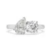 Two Stone Diamond Engagement Ring